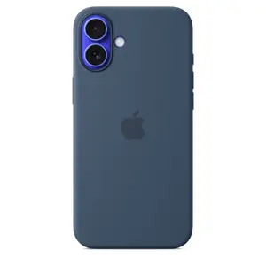 iPhone 16 Plus Silicone Case with MagSafe, Denim iPhone 16 Plus Silicone Case with MagSafe, Denim