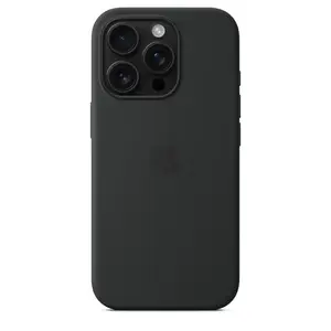 iPhone 16 Pro Silicone Case with MagSafe, Black iPhone 16 Pro Silicone Case with MagSafe, Black