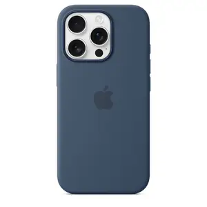 iPhone 16 Pro Silicone Case with MagSafe, Denim iPhone 16 Pro Silicone Case with MagSafe, Denim