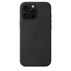 iPhone 16 Pro Max Silicone Case with MagSafe, Black iPhone 16 Pro Max Silicone Case with MagSafe, Black