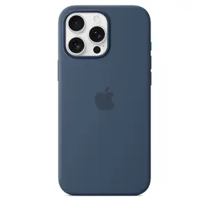 iPhone 16 Pro Max Silicone Case with MagSafe, Denim iPhone 16 Pro Max Silicone Case with MagSafe, Denim