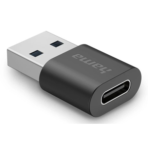 USB-Adapter USB-A-Stecker USB-C-Buchse USB 3.2 Gen2 10 Gbit/s USB-A USB-C Schwarz