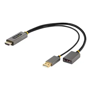 30cm HDMI auf DisplayPort Adapter/Kabel Aktiver 4K 60Hz HDMI 2.0 auf DP 1.2 Konverter HDR USB Busbetrieben HDMI zu DP 30cm HDMI auf DisplayPort Adapter/Kabel Aktiver 4K 60Hz HDMI 2.0 auf DP 1.2 Konverter HDR USB Busbetrieben HDMI zu DP