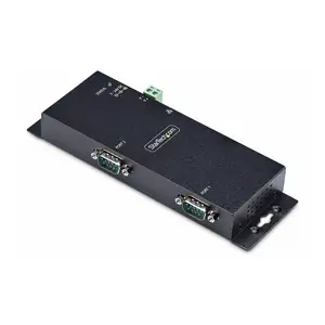 2P Serial to Ethernet Adapter IP LAN to RS232 DB9 Converter Geräteserver 2 Anschlüsse 100Mb LAN RS-232 Wand / DIN-Schienen montierbar TAA-konform 2P Serial to Ethernet Adapter IP LAN to RS232 DB9 Converter Geräteserver 2 Anschlüsse 100Mb LAN RS-232 Wand / DIN-Schienen montierbar TAA-konform