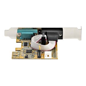 StarTech 2-Port PCI Express Serial Interface Card Dual Port PCIe to RS232 (DB9) Serial Card 16C1050 UART