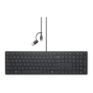 Wired Collaboration Keyboard KB525C Tastatur USB USB-C QWERTZ Deutsch Schwarz mit 3 Jahre Advanced Exchange-Service Wired Collaboration Keyboard KB525C Tastatur USB USB-C QWERTZ Deutsch Schwarz mit 3 Jahre Advanced Exchange-Service