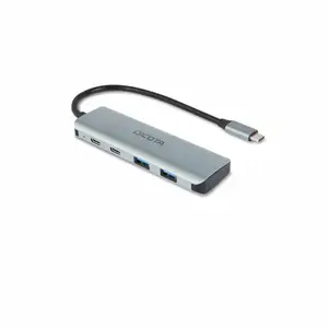 USB-C 4-in-1 Highspeed Hub 10 Gbps SIlber USB-C 4-in-1 Highspeed Hub 10 Gbps SIlber