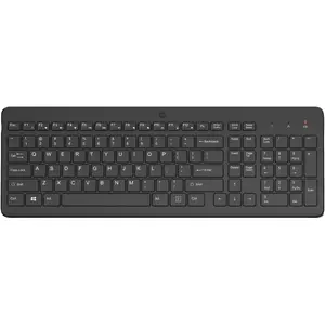 225 Wireless Tastatur, Volle Größe (100%), Kabellos, RF Wireless, Schwarz 225 Wireless Tastatur, Volle Größe (100%), Kabellos, RF Wireless, Schwarz