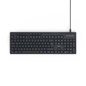 USB-Tastatur CK-200, kabelgebunden, 8 Media-Tasten, Schwarz, QWERTZ DE USB-Tastatur CK-200, kabelgebunden, 8 Media-Tasten, Schwarz, QWERTZ DE