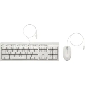 225 Maus und Tastatur (kabelgebunden), Volle Größe (100%), Kabelgebunden, USB, Weiß, Maus enthalten 225 Maus und Tastatur (kabelgebunden), Volle Größe (100%), Kabelgebunden, USB, Weiß, Maus enthalten