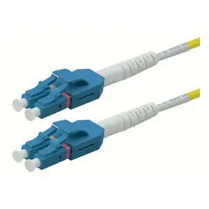 Patch-Kabel LC Single-Modus (M) zu LC Single-Modus (M) 3 m 2 mm Glasfaser Duplex 9/125 Mikrometer halogenfrei Uniboot Gelb Patch-Kabel LC Single-Modus (M) zu LC Single-Modus (M) 3 m 2 mm Glasfaser Duplex 9/125 Mikrometer halogenfrei Uniboot Gelb