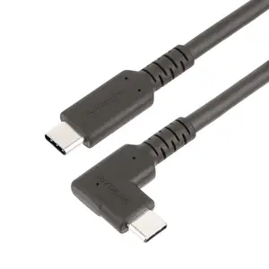 StarTech 1m USB-C Kabel, Rechtwinklig, USB 10Gbps, 100W (5A) PD, 8K 60Hz4K 144Hz DP Alt-Modus, Robustes Kabel, Thunderbolt-kompatibel StarTech 1m USB-C Kabel, Rechtwinklig, USB 10Gbps, 100W (5A) PD, 8K 60Hz4K 144Hz DP Alt-Modus, Robustes Kabel, Thunderbolt-kompatibel