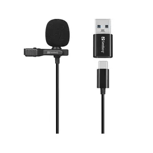 Streamer USB Clip Microphone Lavalier-/Aufsteckmikrofon -38 dB 50 18000 Hz 16 Bit 48 kHz 84 dB Streamer USB Clip Microphone Lavalier-/Aufsteckmikrofon -38 dB 50 18000 Hz 16 Bit 48 kHz 84 dB