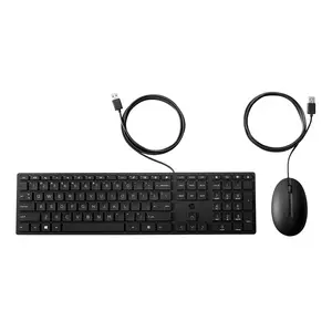 Wired Desktop 320MK Maus und Tastatur, Kabelgebunden, USB, Membran Key Switch, Schwarz, Maus enthalten Wired Desktop 320MK Maus und Tastatur, Kabelgebunden, USB, Membran Key Switch, Schwarz, Maus enthalten