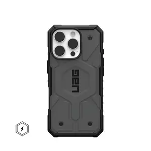 UAG Urban Armor Gear Pathfinder MagSafe Case für Apple iPhone 16 Pro silber UAG Urban Armor Gear Pathfinder MagSafe Case für Apple iPhone 16 Pro silber
