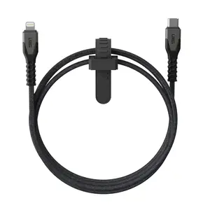 UAG Urban Armor Gear Rugged Kevlar Kabel USB-C auf Lightning 30W 1,5m schwarz/grau UAG Urban Armor Gear Rugged Kevlar Kabel USB-C auf Lightning 30W 1,5m schwarz/grau
