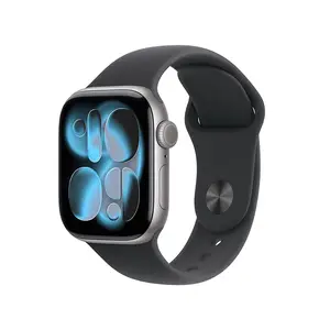Apple Watch Series 11 GPS + Cellular 42mm Space Grey Aluminium Case with Black Sport Band M/L Apple Watch Series 11 GPS + Cellular 42mm Space Grey Aluminium Case with Black Sport Band M/L