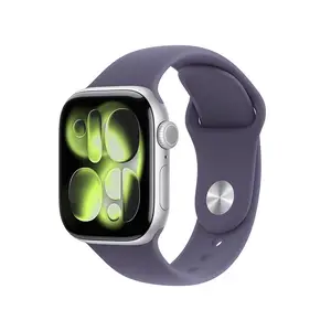 Apple Watch Series 11 GPS + Cellular 42mm Silver Aluminium Case with Purple Fog Sport Band S/M Apple Watch Series 11 GPS + Cellular 42mm Silver Aluminium Case with Purple Fog Sport Band S/M