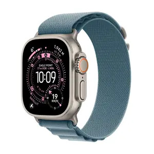 Apple Watch Ultra 3 GPS + Cellular 49mm Natural Titanium Case with Light Blue Alpine Loop Medium Apple Watch Ultra 3 GPS + Cellular 49mm Natural Titanium Case with Light Blue Alpine Loop Medium