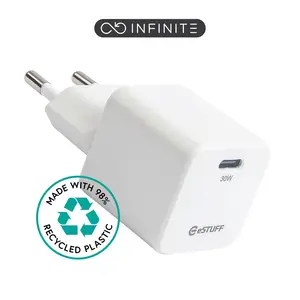 eSTUFF ES637027-BULK Ladegerät für Mobilgeräte Smartphone Weiß AC Schnellladung Drinnen eSTUFF ES637027-BULK Ladegerät für Mobilgeräte Smartphone Weiß AC Schnellladung Drinnen