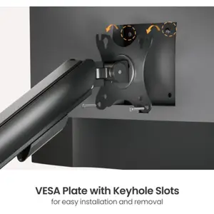 eSTUFF Einzelne Gasfeder-Monitorhalterung für Displays und Monitore von 17" bis 32" eSTUFF Einzelne Gasfeder-Monitorhalterung für Displays und Monitore von 17" bis 32"
