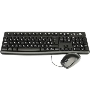 MK120 Desktop keyboard/Mouse-Set black Layout UK english