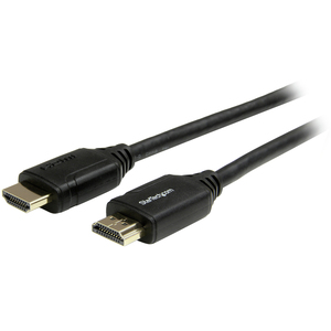 HDMI Kabel mit Ethernet HDMI/HDMI Stecker/Stecker Schwarz 1m