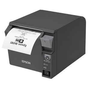 Epson TM-T70II Bondrucker, Thermodirekt, 7 Punkte/mm (180dpi), Medienbreite (max): 80mm, Rollendurchmesser (max.): 83mm, Geschwindigkeit (max.): 250mm/Sek., USB, RS232, ESC/POS, inkl.: Netzteil, Netzkabel (EU),