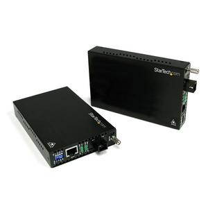 10/100 Mbit/s Ethernet LWL / Glasfaser Single Mode WDM Medienkonverter Kit SC 20km